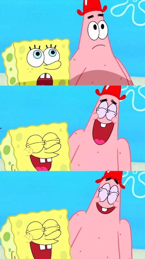 派大星吃瓜图片大全,萌态十足！  第1张